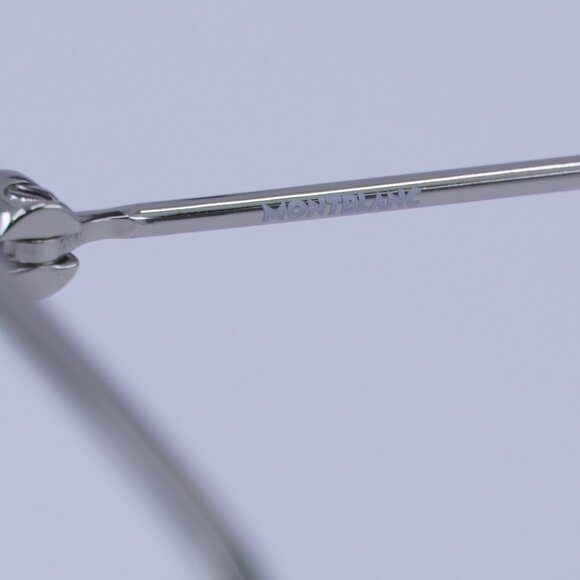 Montblanc MB0084OK 004 Rectangle Eyeglasses 55mm – Dark Ruthenium - Picture 8 of 10